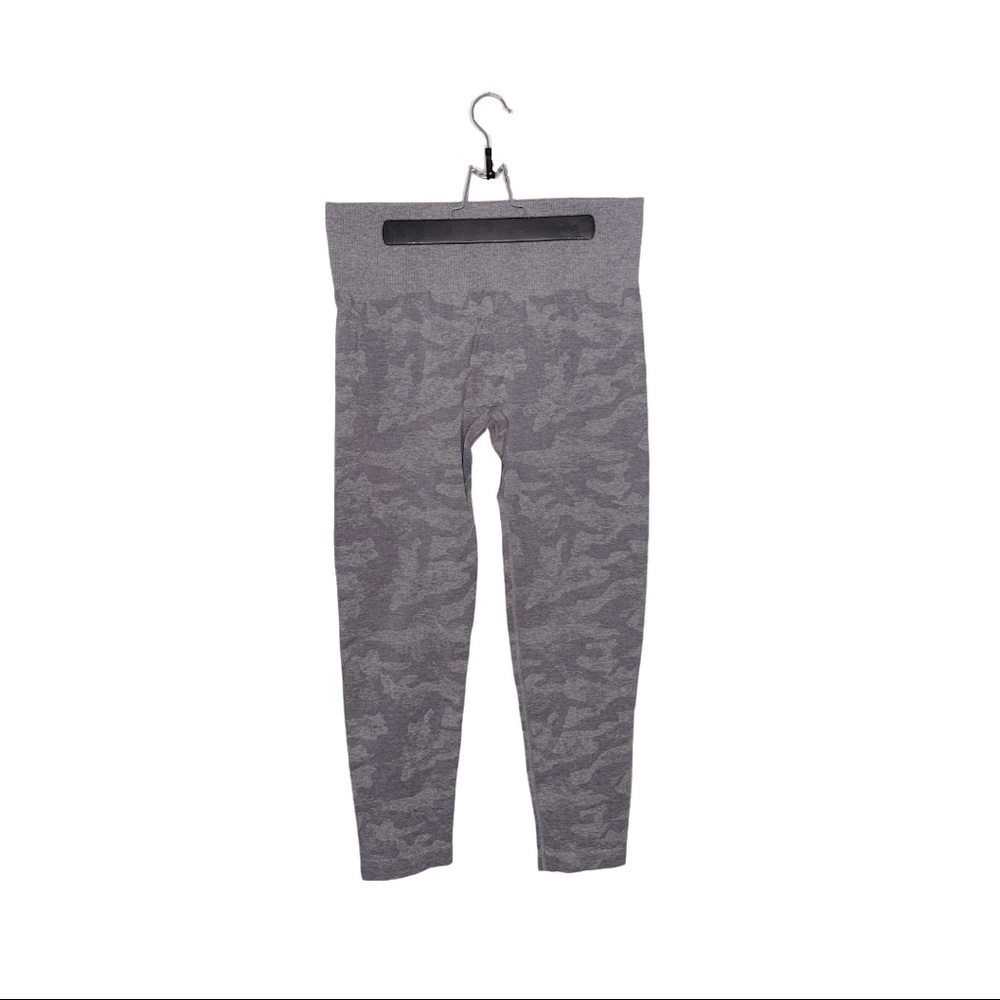 NVGTN Women's Pants Grey Camo Seamless Leggings Size XL